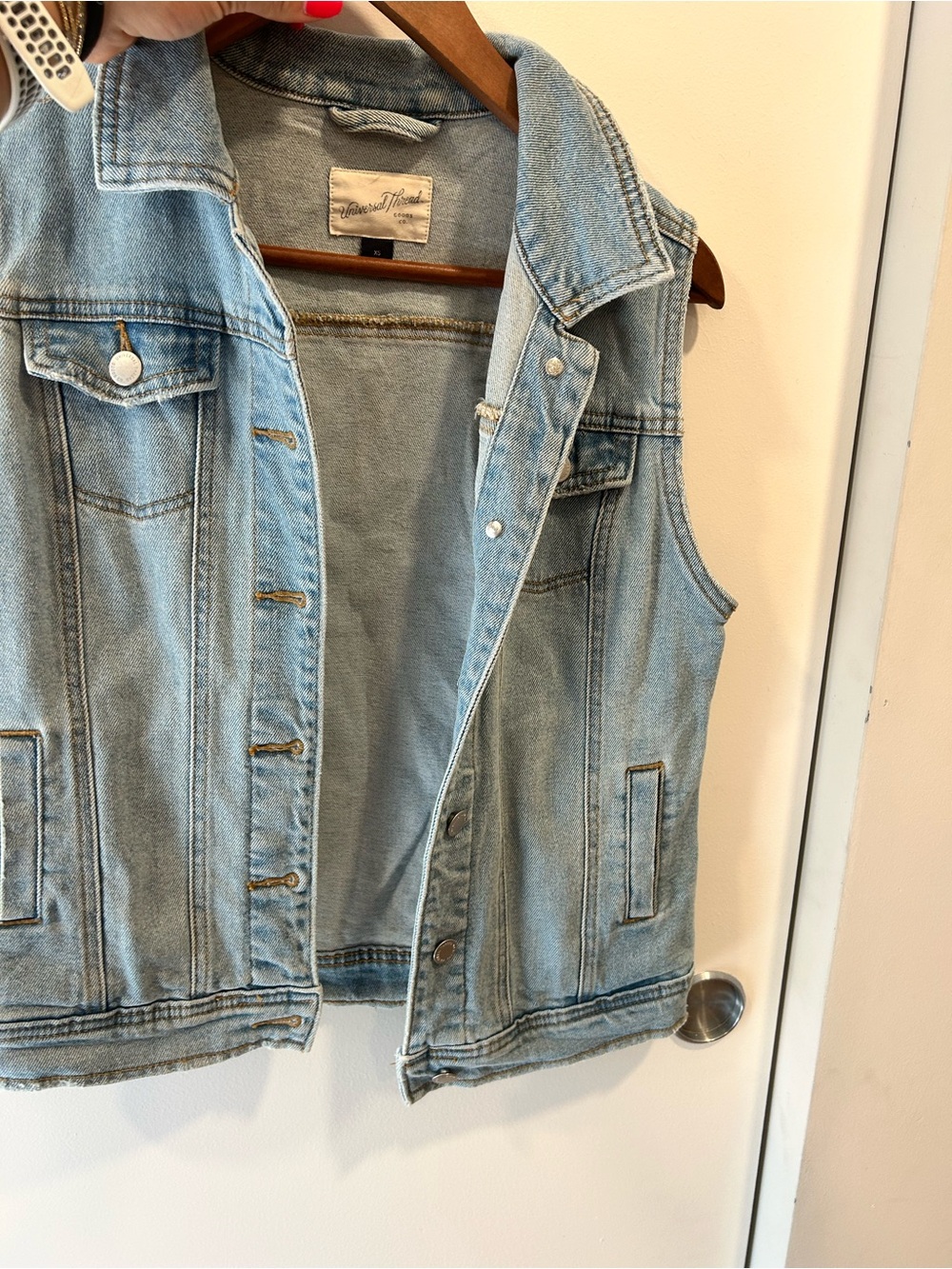 Universal Thread Light Blue Denim Vest